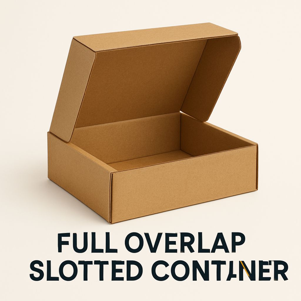 Full overlap slotted container